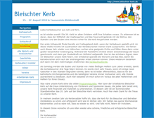 Tablet Screenshot of bleischter-kerb.de